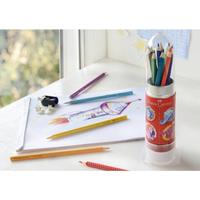 FABER-CASTELL Dreikant-Buntstifte Colour GRIP, Set Rakete
