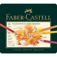 FABER-CASTELL Buntstifte POLYCHROMOS, 24er Metalletui