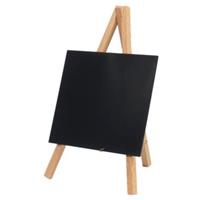 Krijtbord mini 3-poot 26x15.5x1.3cm blank hout