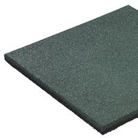 kbt  Fallschutzmatte Gummimatte 50 x50 cm  Grün 25 mm 707.002.002.001