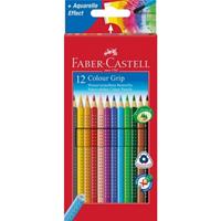 FABER-CASTELL Dreikant-Buntstifte Colour GRIP, 12er Etui