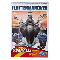 Hasbro Deutschland Hasbro B0995100 - Flottenmanöver Kompakt, Zielen...Treffen...Versenken, Reisespiel