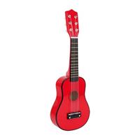 Small Foot Speelgoed gitaren 53 cm rood voor kinderen