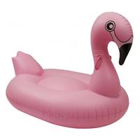 Opblaasbare flamingo float 160 cm roze