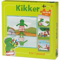 Bambolino Toys De Wereld van Kikker - 4 in 1 Puzzel