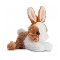 Aurora Kuschel Mini Flopsie Kaninchen Braun-weiß 20,5 Cm