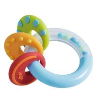 Haba bijtring Noppi 8 cm blauw