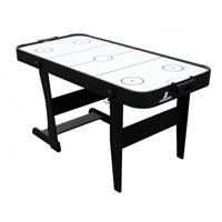 Icing Airhockeytisch 5ft - Klappbar Airhockey Tisch inkl. Zubehör (Pucks & Pushers) Airhockeytisch mit Luft für Kinder und Erwachsene für Zuhause