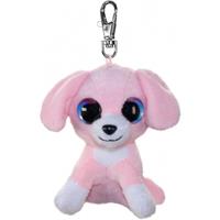 Lumo Stars Knuffel Hond Pinky met clip 8,5cm