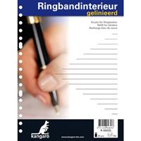 ringbandinterieur Kangaro 17r gelinieerd + voorlijn 150 vel