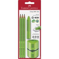 Faber Castell potloodset Faber-Castell GRIP 2001 lichtgroen