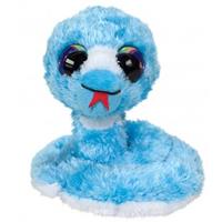 Lumo Stars knuffel Lumo Snake Orm blauw 15 cm