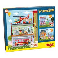 HABA Puzzels Kleine brandweerkazerne