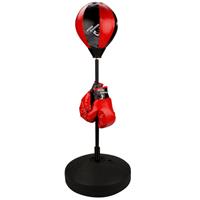 Avento Junior Reflex-Punching Ball Set Schwarz/Rot 41BE 