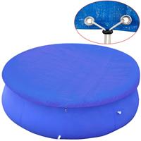 vidaXL Pool-Abdeckplane für 360-367 cm Runde Oberirdische Pools Blau