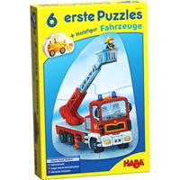HABA 6 erste Puzzles - Fahrzeuge (Kinderpuzzle)