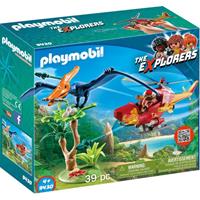 PLAYMOBIL 9430 - Dinos - Helikopter mit Flugsaurier (9430)