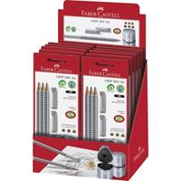 Faber-Castell Bleistifte GRIP 2001-Set 3x117000 Bleist. 2x187000 Radierer