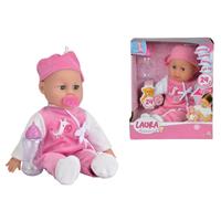 Babypop Laura - Brabbelende babypop 38 cm.