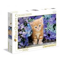 Clementoni Katze Im Blumenmeer 500 Teile Puzzle Clementoni-30415