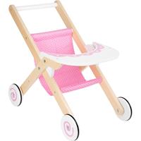 Small Foot ® Poppenwagen Meisjesdroom - Roze/lichtroze