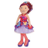 Pluche meisjes pop Katrina 33 cm Multi