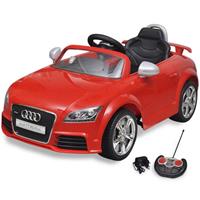 vidaXL Audi TT RS Aufsitz-Auto für Kinder mit Fernsteuerung  Rot