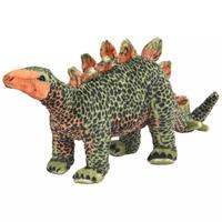 Stehendes Plüschspielzeug Stegosaurus Grün Und Orange Xxl