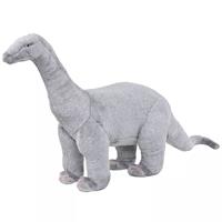 VIDAXL Plüschtier Stehend Brachiosaurus Dinosaurier Grau Xxl