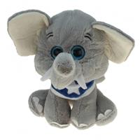 Pluche olifanten dieren knuffel Enno 25 cm Grijs