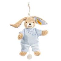 baby Hoppel rabbit music box, blue - 20cm