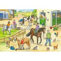 Ravensburger puzzel 2x24 stukjes Op de manege