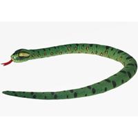 Pluche knuffel slang anaconda 150 cm Groen