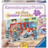 Ravensburger 056132 De brandweer komt te hulp 12 stukjes