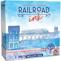 White Goblin Games Railroad Ink (Diepblauwe versie)