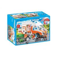 Playmobil - Ambulance with Flashing Lights (70049)