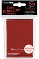 Ultrapro Sleeves - Standaard Rood (66x91 mm)