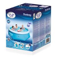 Bestway Zwembad opblaasbaar Fast Set rond 244x66 cm 57265