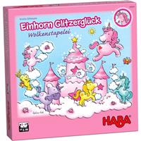 Haba Spiel "Einhorn Glitzerglück - Wolkenstapelei"