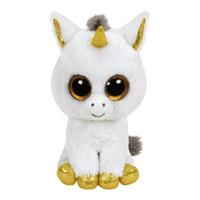 Beanie Witte Eenhoorn Pegasus Knuffel 15cm