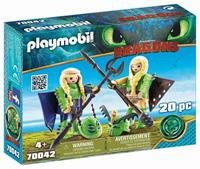 Playmobil Dragons - Schorrie en Morrie in vliegpak