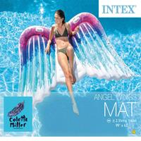 Intex Luftmatratze Angel Wings Mat 58786EU Mehrfarbig