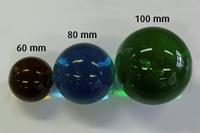 Knikker Megabonk Cristal 60mm in netje