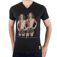 COPA Football - Feyenoord Babes V-Neck T-Shirt - Zwart