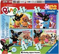 Ravensburger puzzel 2-4-6-8 stukjes Bing Bunny