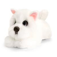 Keel Toys pluche Westie wit honden knuffel 25 cm - Honden knuffeldieren - Speelgoed voor kind