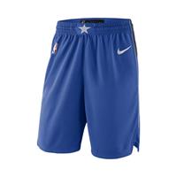 Nike Dallas Mavericks Icon Edition Swingman  NBA-herenshorts - Blauw