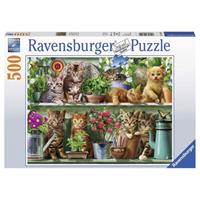 Ravensburger puzzel 500 stukjes Katjes in het rek