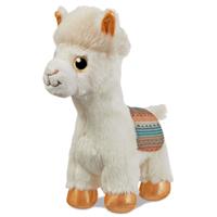 Pluche witte alpaca/lama knuffel 18 cm speelgoed Wit