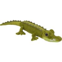 Pluche groene krokodil knuffel 60 cm speelgoed Groen